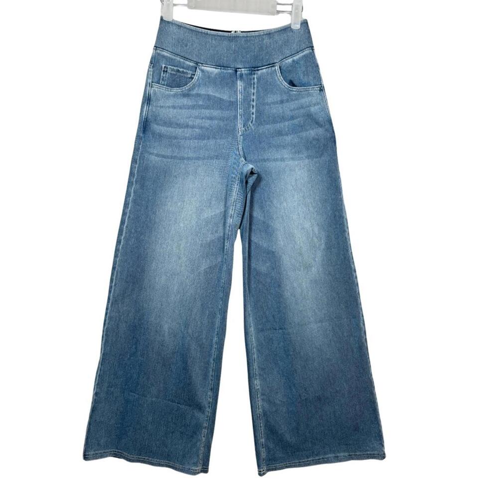 Halara Wide Leg Stretch Jeans Size S - Picture 2 of 8